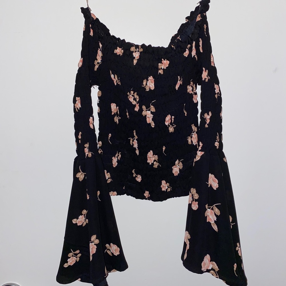 Strapless crop top